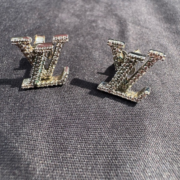 Authentic, Classic, and Beautiful LV Iconic Initials earrings! Hardly worn! - Picture 1 of 6